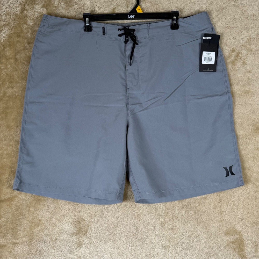 Hurley Mens One and Only 2.0 Board Shorts Grey 40 923629 21 Inch Outseam NWT